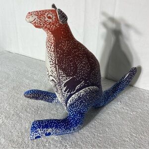 5/$35 Vintage Matilda Kangaroo Plush Hand Painted In Australia